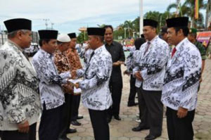 HUT PGRI Pelalawan ke-70 Dipusatkan di Kuala Kampar