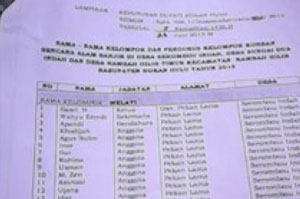 Bantuan Stimulan BBR Desa Serombou Indah Diduga Diselewengkan