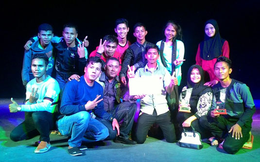 Sanggar Petak Semai Rupat Utara Raih Terbaik II Festival Teater 2016 Se Riau