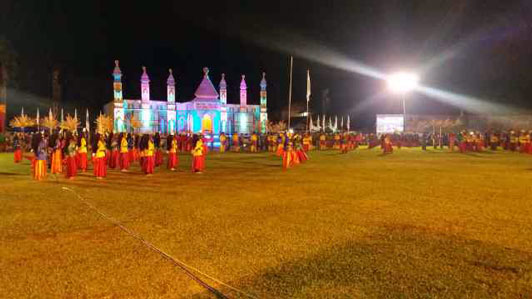 Tari Rampak Malay Bersatu Ramaikan Pembukaan MTQ ke 46 Inhu