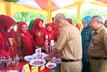 TP PKK Bengkalis Raih Harapan II pada Ajang Lomba Cipta Menu 2016 di Pekanbaru