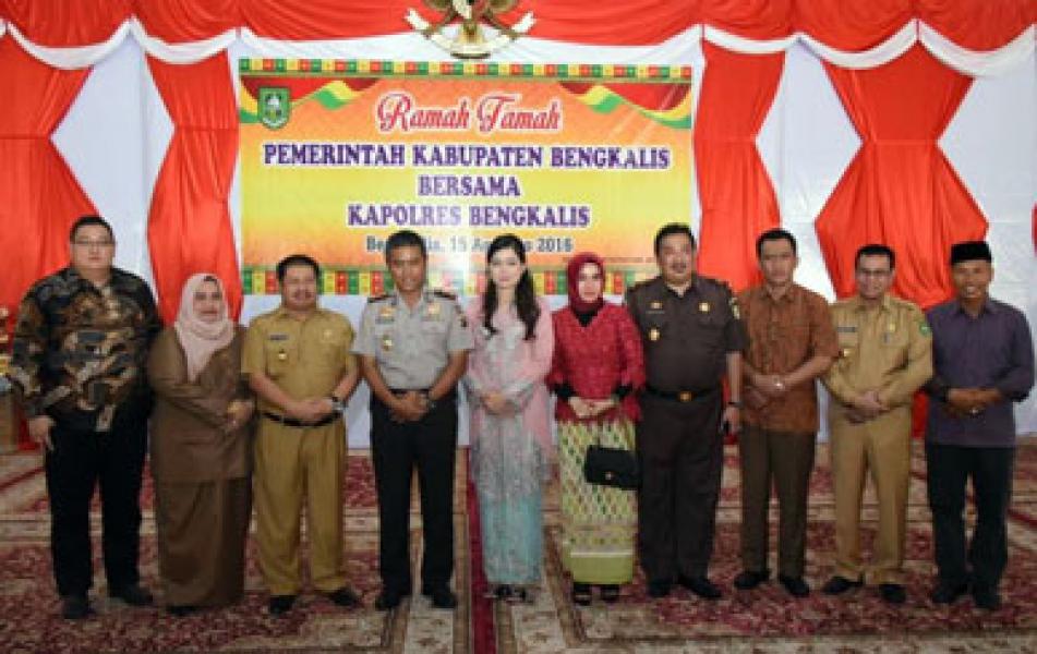 Ramah Tamah Pemkab dan Kapolres Bengkalis AKBP Hadi Wicaksono