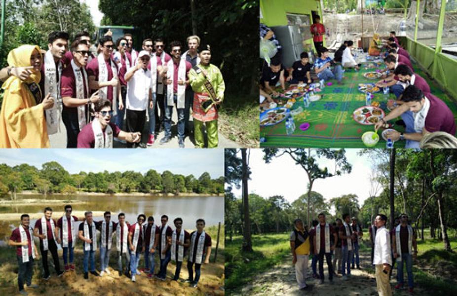 Perwakilan Man Of The Year 11 Negara Kunjungi Danau Kajuwid Hutan Adat dan TNTN