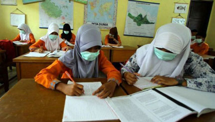 Asap Riau Mulai Menebal, Belum Ada Intruksi Libur Sekolah