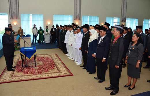 Bupati Bengkalis Ambil Sumpah 18 Pejabat Eselon III dan 78 Pejabat Eselon IV