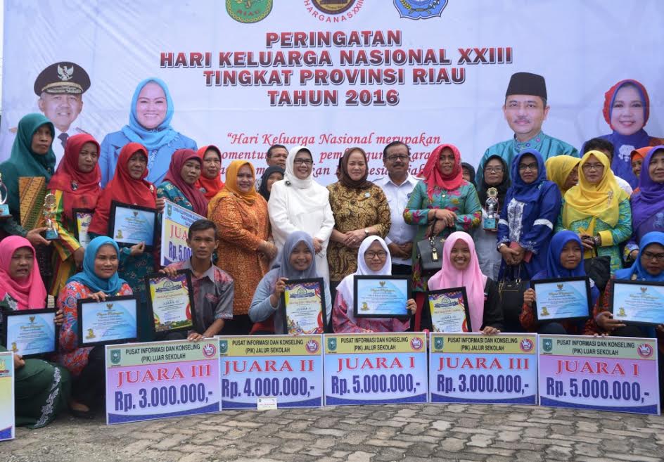 Ketua TP-PKK Bengkalis Raih Juara II BKB Tingkat Provinsi Riau