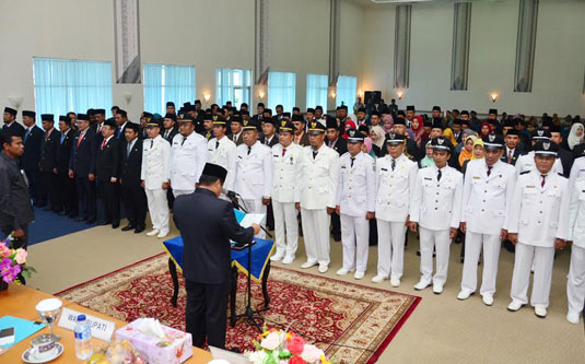 Bupati Bengkalis Lantik 84 Pejabat Eselon III dan 123 Eselon IV