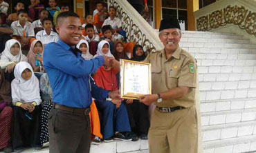 Siswa SMP Juara Pekanbaru Outing ke Museum Sang Nila