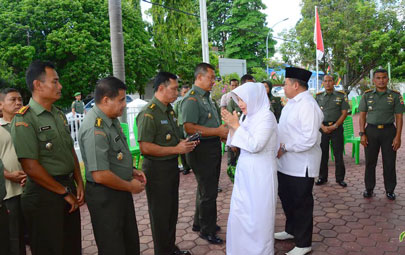 Semoga Menjadi Haji Yang Mabrur, Doa dari Seluruh Prajurit dan PNS Jajaran Korem 031/Wirabima Untuk Danrem