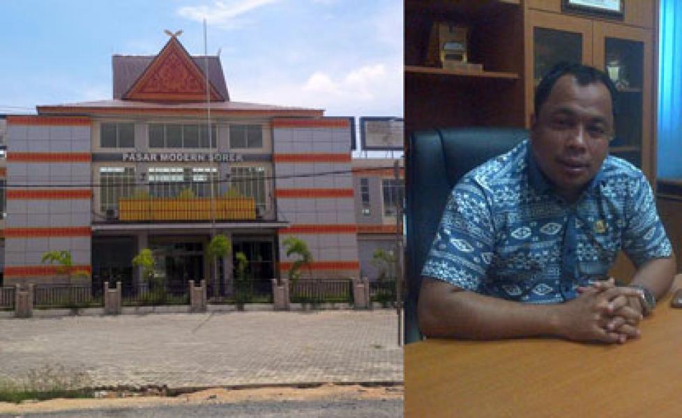 Tak Mau Tahu, Dewan Minta Awal Oktober Disperindgsar Operasikan Pasar Modern Sorek