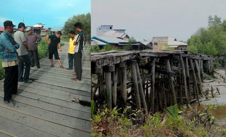 Akhirnya Jembatan Sinaboi Diperbaiki dan Akan Dibangun Permanen