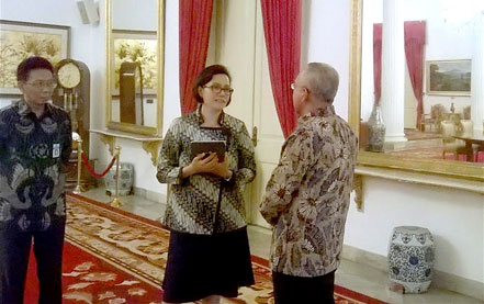 Gubri Hadiri Rakernas Akuntansi dan Pelaporan Keuangan di Istana