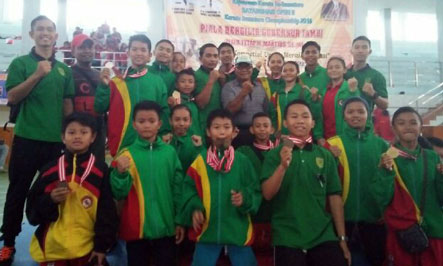 Lemkari Inhil Raih 5 Emas, 2 Perak dan 6 Perunggu Pada Karate Champion Ship Open Batang Hari 2016
