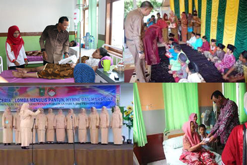 Pemkab Rohil Anjangsana ke RSUD dr Pratomo, Panti Asuhan dan Ponpes