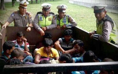Polres Dumai Ungkap Penyelundupan Manusia, 26 Imigran Gelap Asal Bangladesh Diamankan