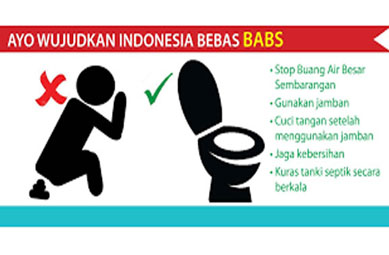 Diskes Bengkalis Sosialisasi Stop "BAB" Sembarangan