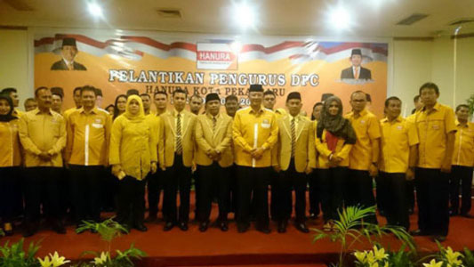 Kepengurusan DPC Hanura Pekanbaru Periode 2015-2020 Dilantik