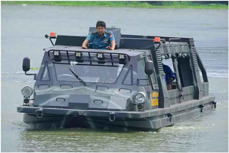 Ini Dia! Truk Amfibi Serba Guna Rancangan Dislitbangal
