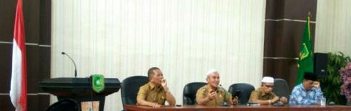 Tiba di Selatpanjang, Wabup Said Hasyim Sambut Kafilah Meranti