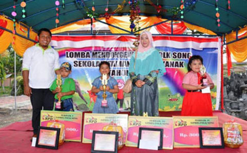 TK Bhayangkari Raih Juara 1 Lomba Folk Song Radio Pemda Bengkalis