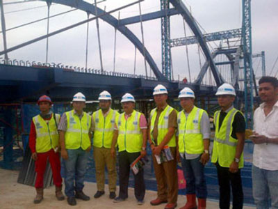 Akhir Masa Jabatan, Jefry Pastikan Jembatan Water Front City Rampung
