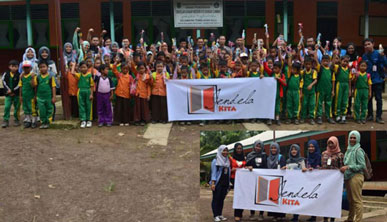 Peduli Pendidikan, Ini yang Dilakukan Sekumpulan Anak Muda Di Tembilahan