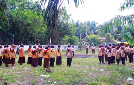 Perkemahan Lomba Tingkat 1 dan Kemah Pindah Golongan di Gudep SMAN 1 Kepenuhan