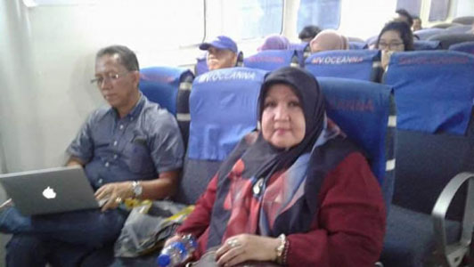 Mahasiswa Kuliah di Kapal TNI AL, Kalau Cuaca Bagus Sampai ke Natuna