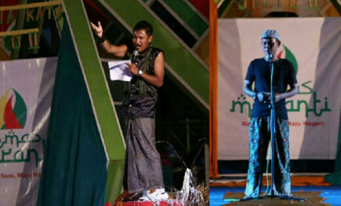 Hujan Tak Terbendung, Saat Dua Presiden Sepanggung