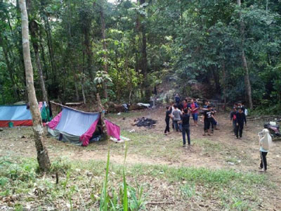 IKAMIHU Gelar Kegiatan Kemah Bersama Mahasiswa Inhu