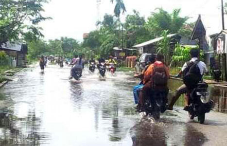 Dinsos Rohil: Belum Ada Warga Terdampak Banjir