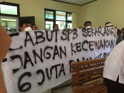 BEM UR Kawal Terus Sidang Praperadilan SP3 di PN Pekanbaru