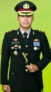 Kapolres Kampar Sosialisasikan Aturan Kampanye Pilkada Kampar 2017