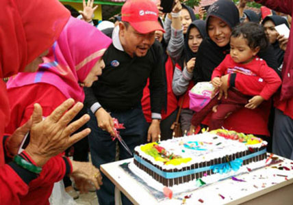 Semarak HUT Ke 54 SMKF Ikasari Bertaburan Doorprize