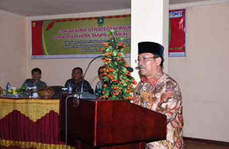 Plt Sekda Bengkalis Buka Lokakarya Kota Tanpa Kumuh
