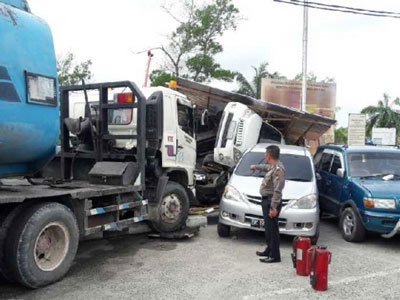 Disnaker Dumai Sebut Kecelakaan Kerja di TBBM PT Pertamina Murni Laka Lantas