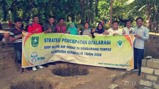 Stop BABS, Pemkab Bengkalis Bangun Program Kampung Arisan Jamban