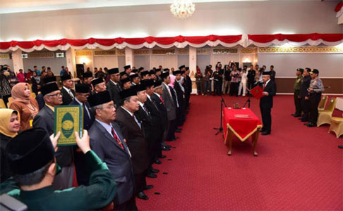 Ini Nama-nama 43 Pejabat OPD Baru Riau yang Dilantik