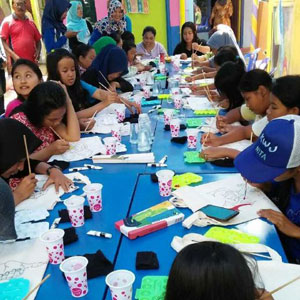 Fisip UUM KWJ Malang: Mari Isi Hari Libur Kita dengan Lomba Mewarnai
