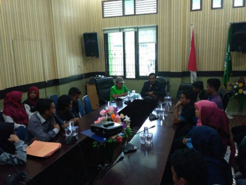 Kembali, Mahasiswa Sakai Datangi Kantor Disdik Bengkalis
