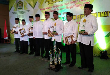 Masjid Agung Madani Rohul Resmi sebagai Masjid Percontohan Nasional
