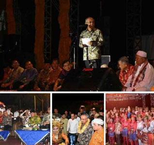 Gubri Andi Rachman Saksikan Festival Benteng Tujuh Lapis di Rohul