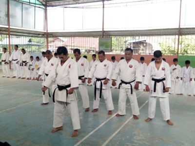 Inkado Bengkalis Gelar Ujian Kenaikan Sabuk dan Tingkat