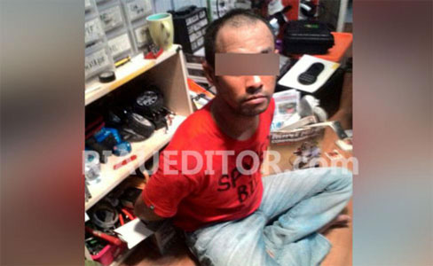 Oknum Polisi Polres Rohil Ditangkap Bersama Warga Sipil Dirumahnya