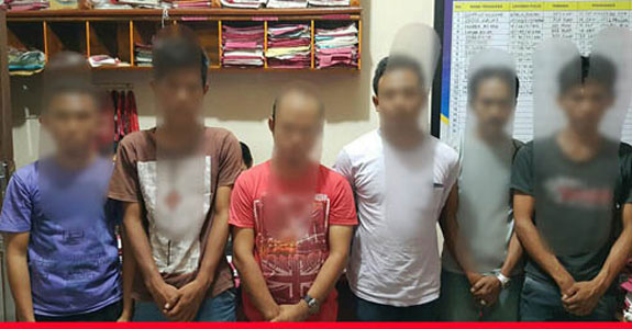Enam Pelaku Perjudian Ditangkap Polres Inhil