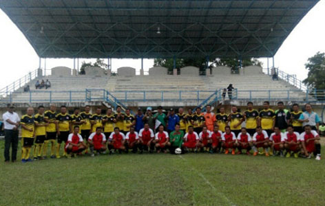 Tim Old Star Selatpanjang Lakukan Kunjungan ke Tanjungbatu, Kepri