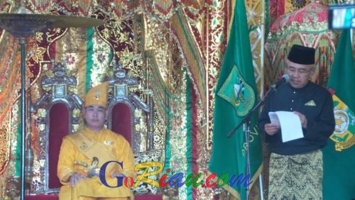 Penobatan Pewaris Kerajaan Rantau Kampar Kiri Gunung Sahilan Ditandai Ledakan Lelo-lelo