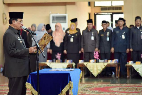 Bupati Inhil HM Wardan Lantik 442 Pejabat Esselon IV