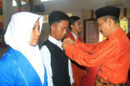 Bupati Melepas 89 Pelajar SMK 1 Siak Siap Ikuti Prakerin