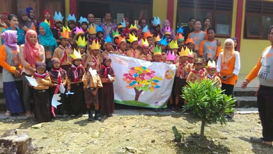 Demi Kemajuan Pendidikan, Sekelompok Pemuda di Inhil Inisiasi Program Kelas Inspirasi